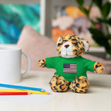 American Flag Stuffed Animals with Tee