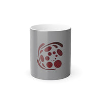 Spiral Red  Color Morphing Mug, 11oz