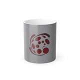 Spiral Red  Color Morphing Mug, 11oz