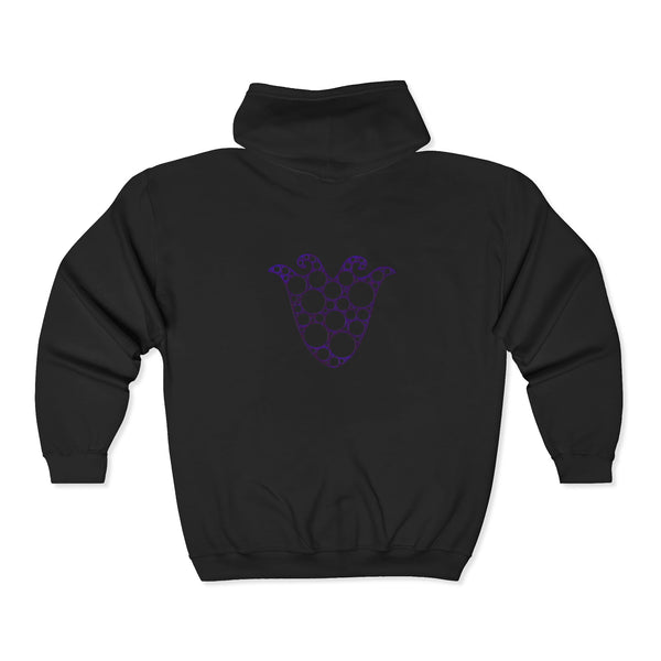 Emblem Unisex Heavy Blend™ Full Zip Hooded Sweatshirt