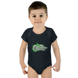Wolf Infant Baby Rib Bodysuit