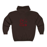 Spiral Red Unisex Heavy Blend™ Full Zip Hooded Sweatshirt
