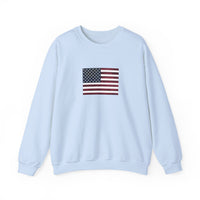 American Flag Unisex Heavy Blend™ Crewneck Sweatshirt