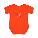 AMerican Flag Infant Baby Rib Bodysuit