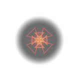 Orange Star Kiss-Cut Stickers