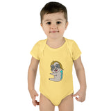 Sandy thw Sloth Infant Baby Rib Bodysuit