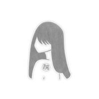 Graphite Lucy Kiss-Cut Stickers