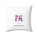 Lucy Love Spun Polyester Square Pillow