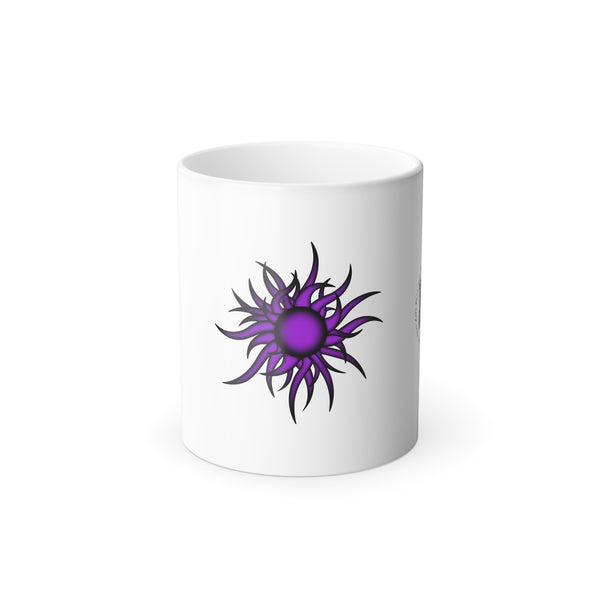 Purple Sun Color Morphing Mug, 11oz