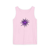 Purple Sun Unisex Garment-Dyed Tank Top