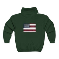 American Flag Unisex Heavy Blend™ Full Zip Hooded Sweatshirt
