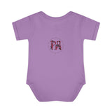 Spiral Red Infant Baby Rib Bodysuit