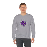 Purple Sun Unisex Heavy Blend™ Crewneck Sweatshirt