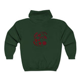 Spiral Red Unisex Heavy Blend™ Full Zip Hooded Sweatshirt