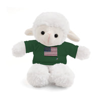 American Flag Stuffed Animals with Tee