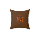 Penelope the Pumpkin Spun Polyester Square Pillow