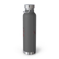 Spiral Red Copper Vacuum Insulated Bottle, 22oz