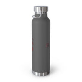 Spiral Red Copper Vacuum Insulated Bottle, 22oz