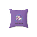Lily the Unicorn Spun Polyester Square Pillow