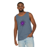 Purple Sun Unisex Garment-Dyed Tank Top