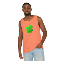 Clover Unisex Garment-Dyed Tank Top