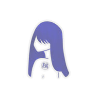 Blue Lucy Kiss-Cut Stickers