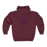 Emblem Unisex Heavy Blend™ Full Zip Hooded Sweatshirt