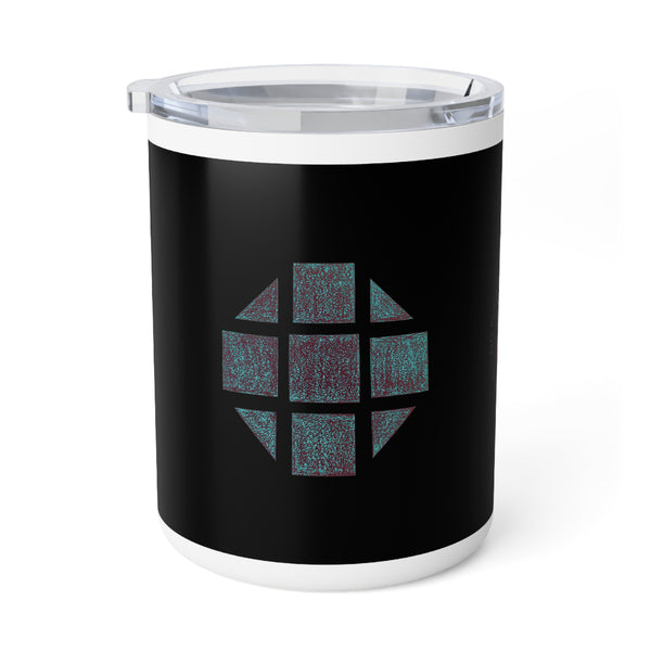 Teal Hex Insulated Coffee Mug, 10oz