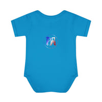 AMerican Flag Infant Baby Rib Bodysuit