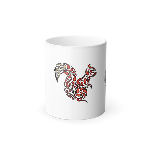 Squirrel Color Morphing Mug, 11oz