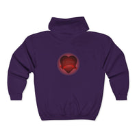 Heartmail Unisex Heavy Blend™ Full Zip Hooded Sweatshirt