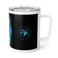 The Creative Art Series: Classic Blue Insulated Coffee Mug, 10oz