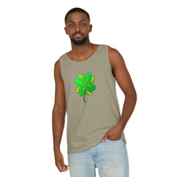 Clover Unisex Garment-Dyed Tank Top