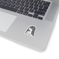 Graphite Lucy Kiss-Cut Stickers