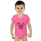Squirrel Infant Baby Rib Bodysuit