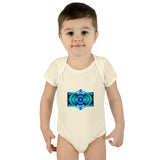 Classic Blue Infant Baby Rib Bodysuit