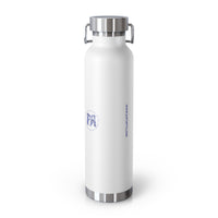 Blue Lucy Copper Vacuum Insulated Bottle, 22oz