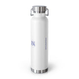 Blue Lucy Copper Vacuum Insulated Bottle, 22oz