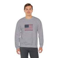 American Flag Unisex Heavy Blend™ Crewneck Sweatshirt