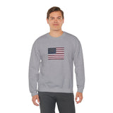American Flag Unisex Heavy Blend™ Crewneck Sweatshirt