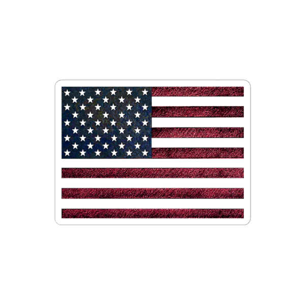 American Flag Kiss-Cut Stickers
