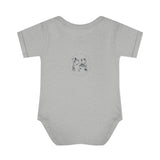 Graphite Lucy Infant Baby Rib Bodysuit