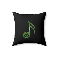 Rhyan's Note Spun Polyester Square Pillow