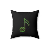 Rhyan's Note Spun Polyester Square Pillow