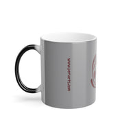 Spiral Red  Color Morphing Mug, 11oz