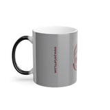 Spiral Red  Color Morphing Mug, 11oz