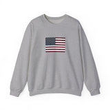 American Flag Unisex Heavy Blend™ Crewneck Sweatshirt