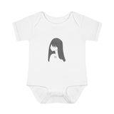 Graphite Lucy Infant Baby Rib Bodysuit