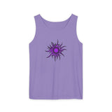 Purple Sun Unisex Garment-Dyed Tank Top