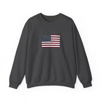 American Flag Unisex Heavy Blend™ Crewneck Sweatshirt